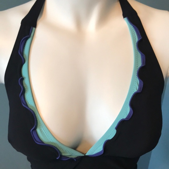 Profile by Gottex Ruffle Tankini Swim Top size 6 - Picture 3 of 6